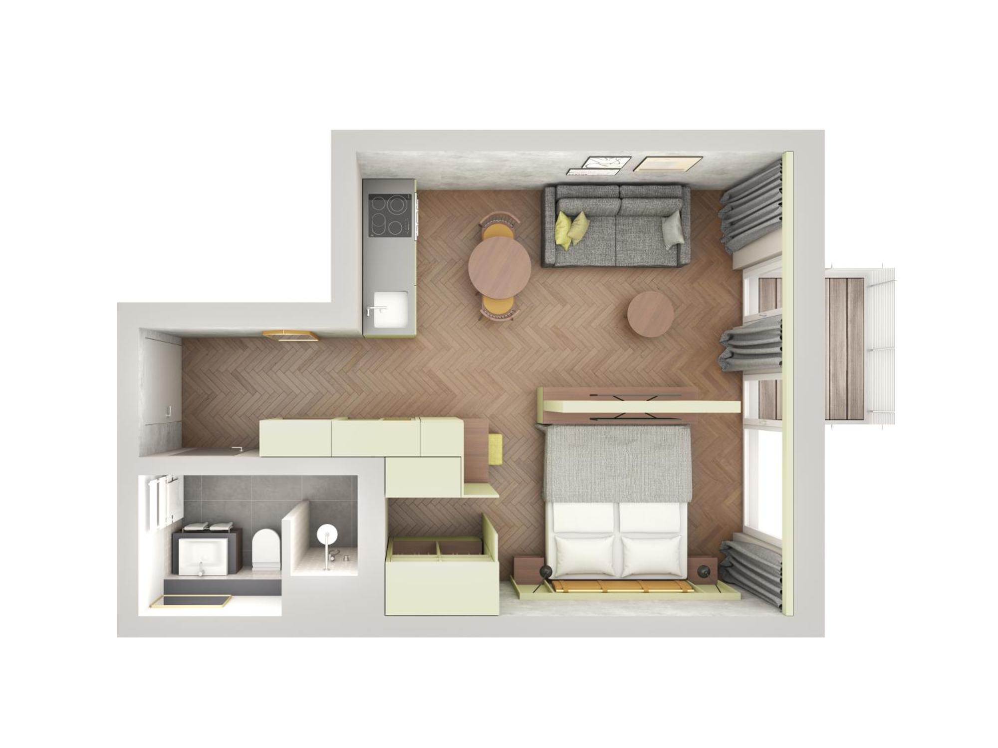 Downtown Apartments Mitte-Wedding Берлин Номер фото